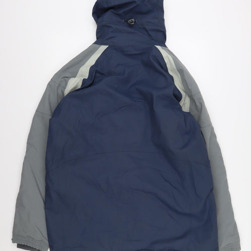 Marks and Spencer Men's Blue Hooded Parka M