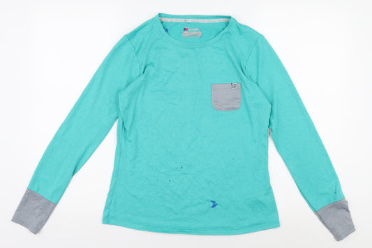 Berghaus Women's Blue Long Sleeve Jersey T-Shirt Size 12