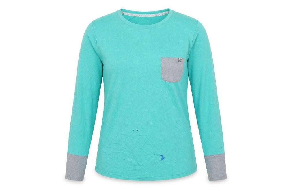 Berghaus Women's Blue Long Sleeve Jersey T-Shirt Size 12