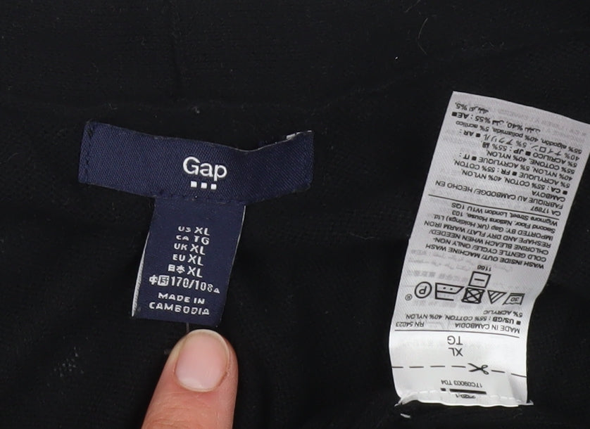 Gap Women's Black XL Cardigan Jumper
