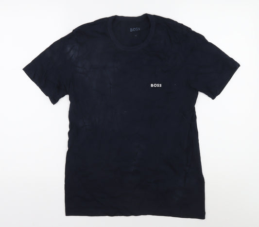 BOSS Men's Black Medium Short Sleeve Logo T-Shirt