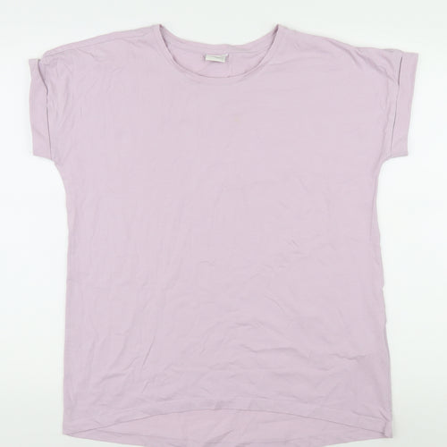 Jacqueline de Yong Women's Pink L Cotton Blend T-Shirt