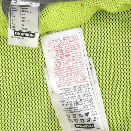 Quechua Grey Women's XS Hooded Rain Jacket