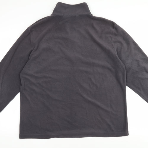 Regatta Mens Grey 1/4 Zip Fleece Sweatshirt XL