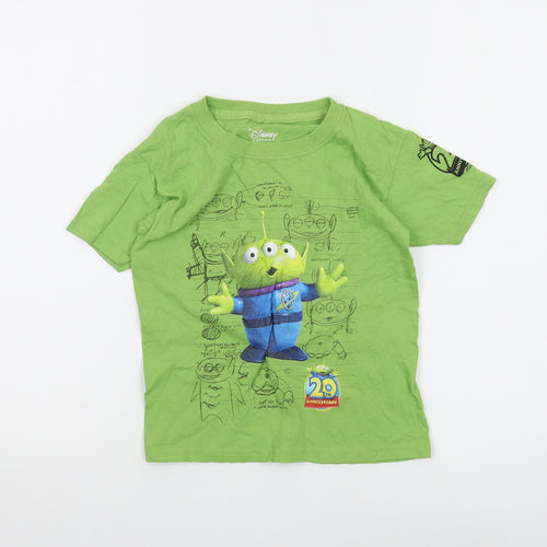 Disney Boys Green Toy Story T-Shirt XS 2-3 Years