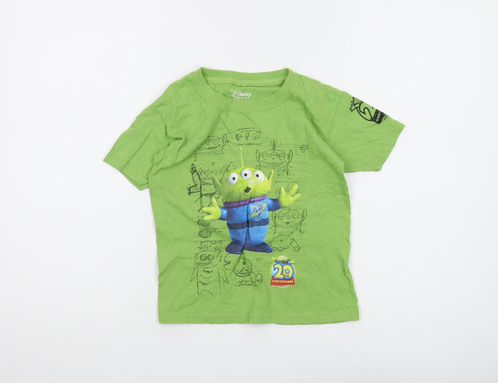 Disney Boys Green Toy Story T-Shirt XS 2-3 Years