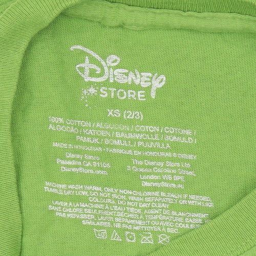 Disney Boys Green Toy Story T-Shirt XS 2-3 Years