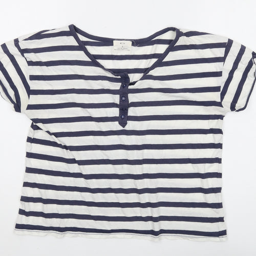 Pins and Needles Women’s Striped Henley T-Shirt - Size S