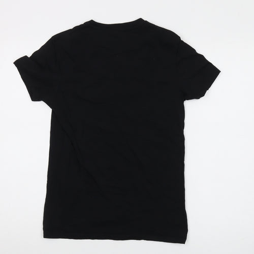 CYNICAL Unisex Black XS Cotton Basic T-Shirt