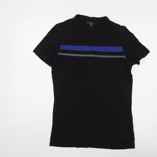Calvin Klein Men's Black XS Round Neck T-Shirt