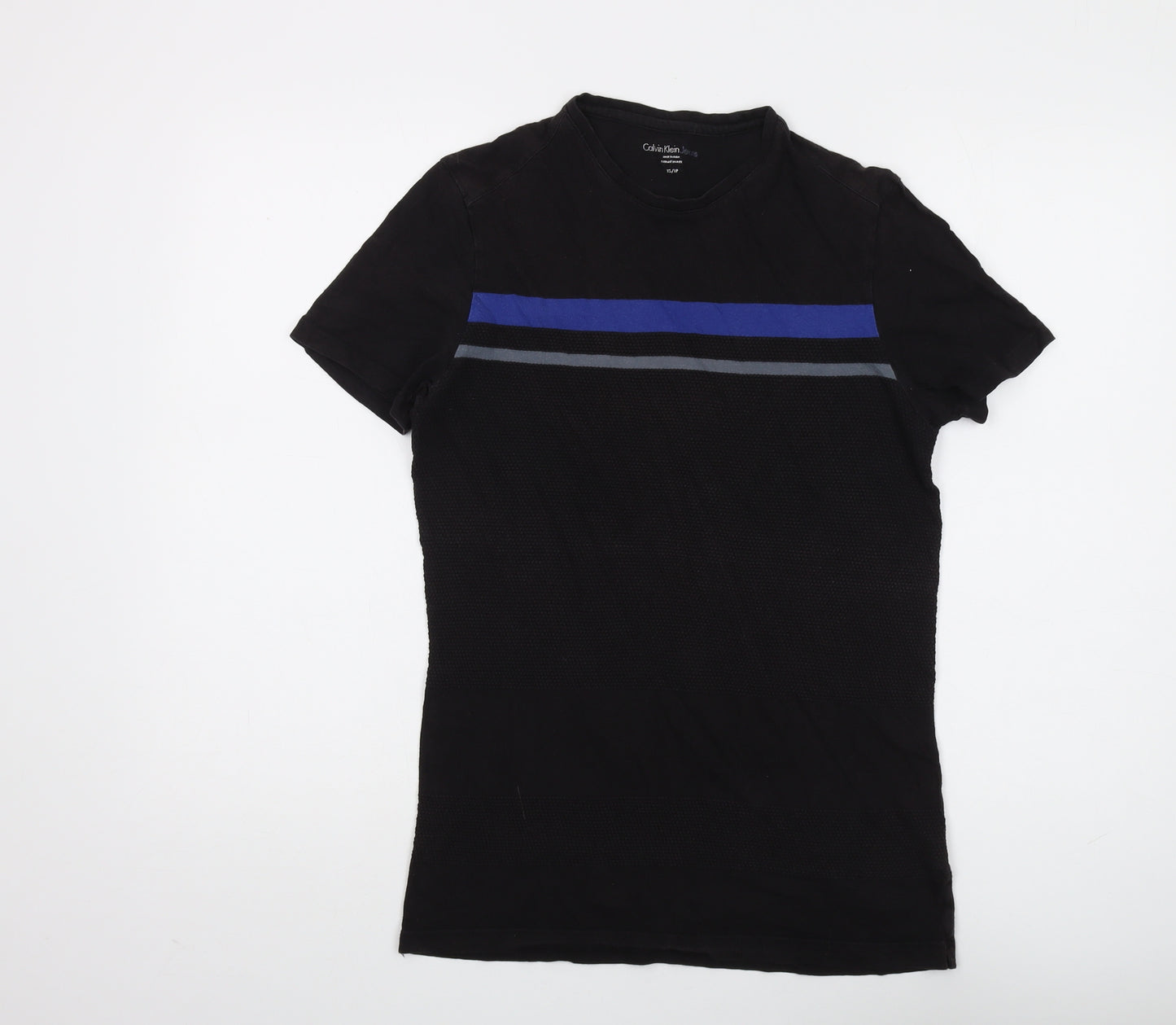 Calvin Klein Men's Black XS Round Neck T-Shirt