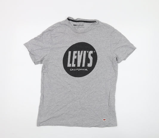 Levi's Men's Grey Logo T-Shirt M Regular Fit