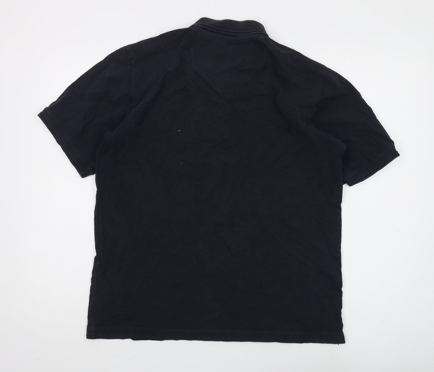 Original Penguin Men's Black Polo Shirt L Casual Logo