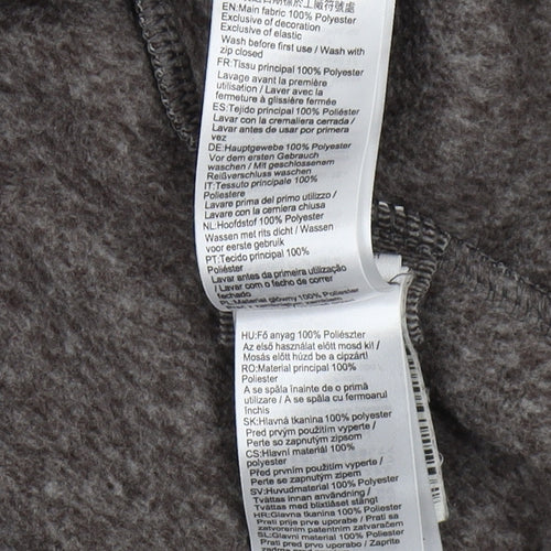 Decathlon Women's Grey Henley Sweatshirt M