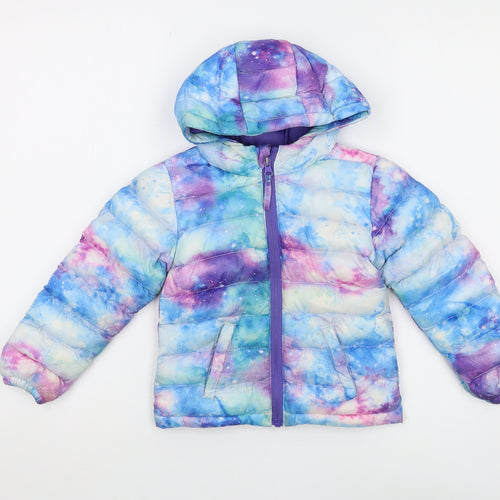 Mountain Warehouse Girls Multicoloured Galaxy Puffer Jacket 2-3Y