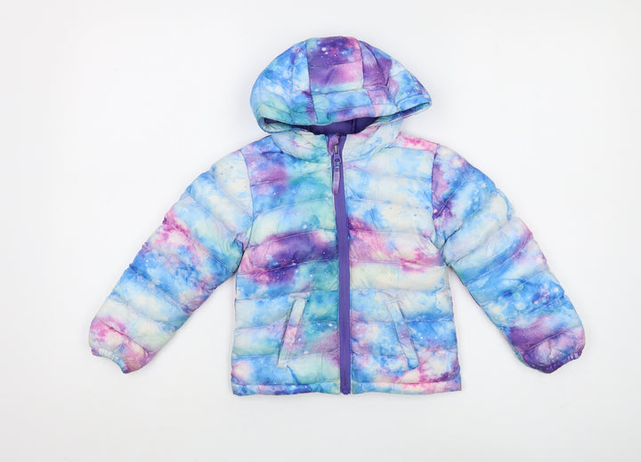 Mountain Warehouse Girls Multicoloured Galaxy Puffer Jacket 2-3Y
