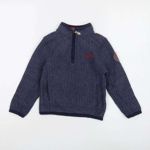 Weird Fish Boys Blue 1/4 Zip Sweatshirt 3-4 Years