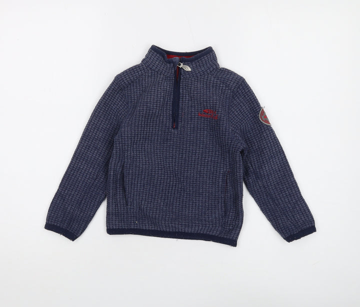 Weird Fish Boys Blue 1/4 Zip Sweatshirt 3-4 Years