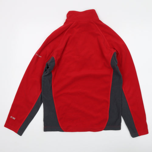 Trespass Men's Red XS 1/4 Zip Fleece Sweatshirt