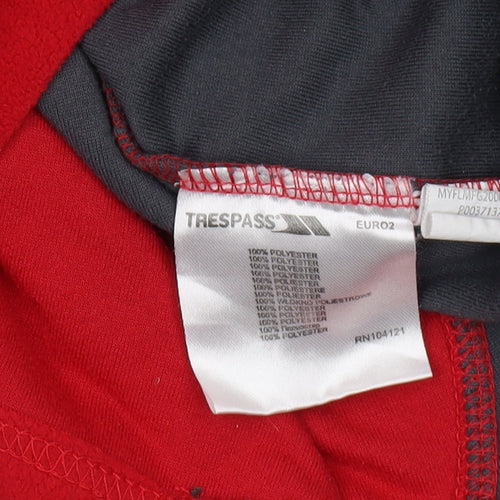 Trespass Men's Red XS 1/4 Zip Fleece Sweatshirt