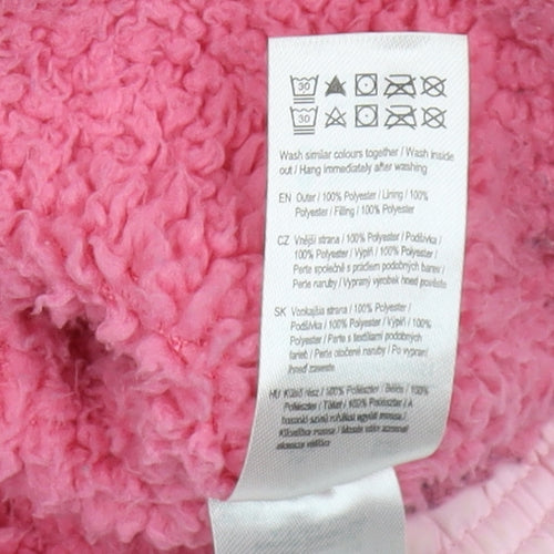 Disney Girls Pink Minnie Mouse Puffer Jacket 3-4 Years