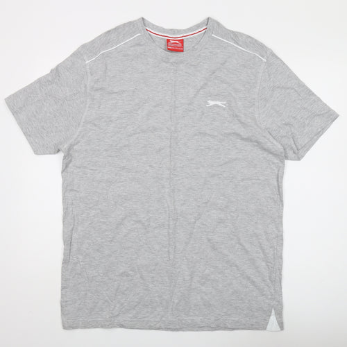 Slazenger Men’s Grey 2XL Crew Neck T-Shirt
