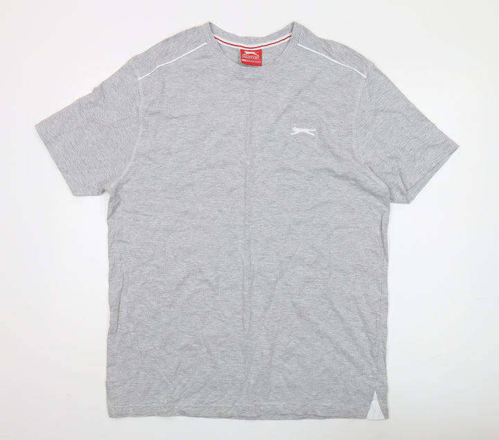 Slazenger Men’s Grey 2XL Crew Neck T-Shirt