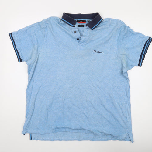 Pierre Cardin Men's Blue 2XL Regular Fit Polo Shirt