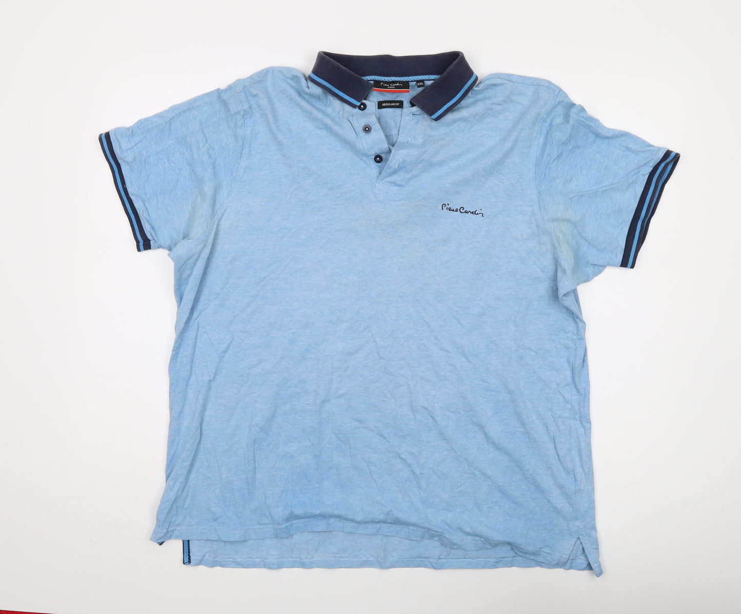 Pierre Cardin Men's Blue 2XL Regular Fit Polo Shirt