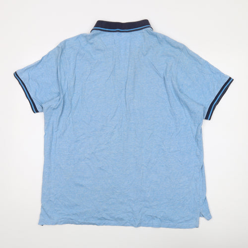 Pierre Cardin Men's Blue 2XL Regular Fit Polo Shirt