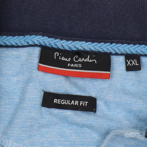 Pierre Cardin Men's Blue 2XL Regular Fit Polo Shirt
