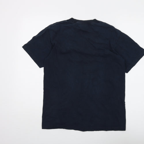 Parlez Men's Blue Graphic Print M T-Shirt