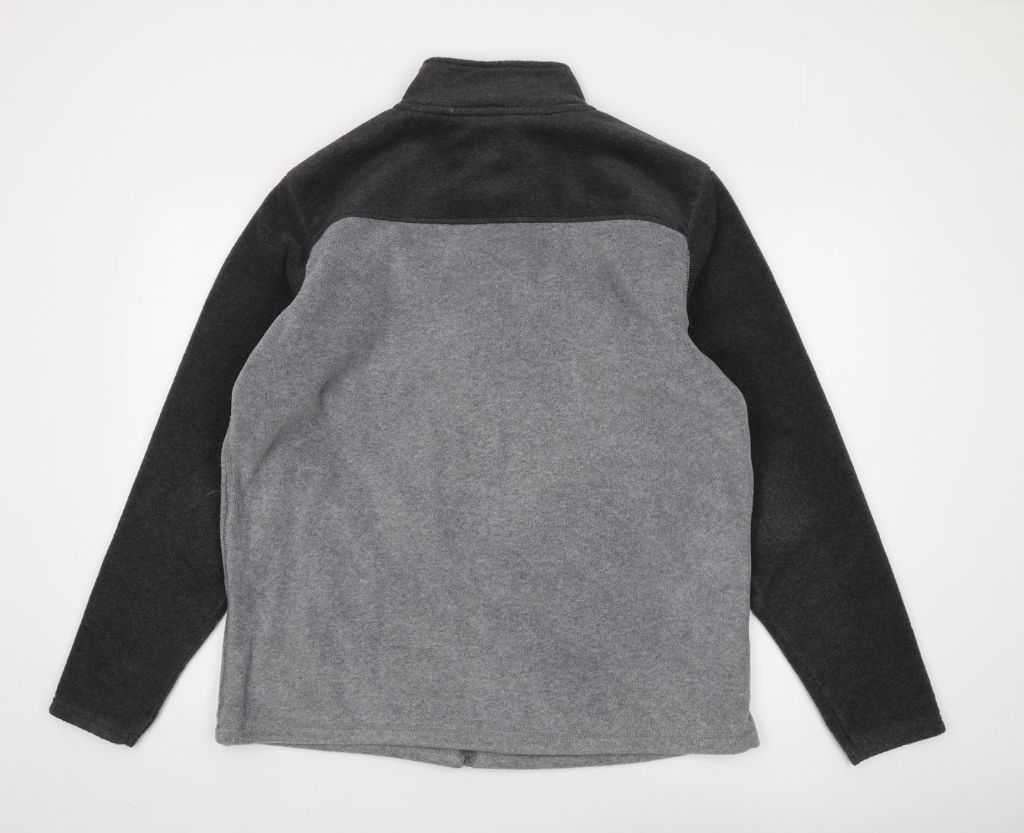 James Pringle Men's Grey Full Zip Fleece Sweatshirt L