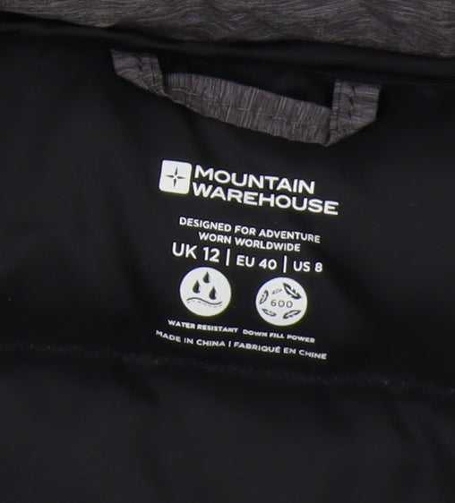 Mountain Warehouse Women's Grey Puffer Coat Size 12