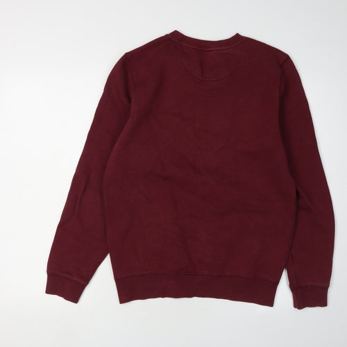 Jack Wills Men’s Red XS Crew Neck Pullover Sweatshirt