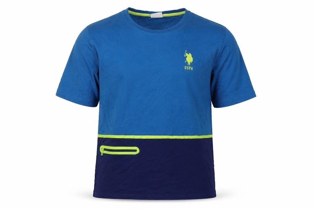 U.S. Polo Assn. Men's Blue Medium Sports T-Shirt