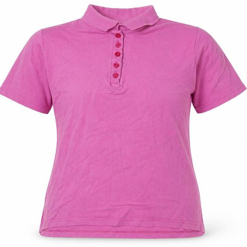 EWM Women's Pink Polo Shirt M - Lightweight, Casual