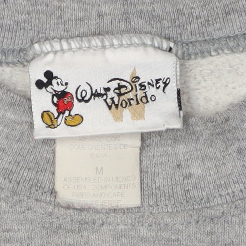 Disney Unisex Grey M Pullover Sweatshirt, Graphic Print
