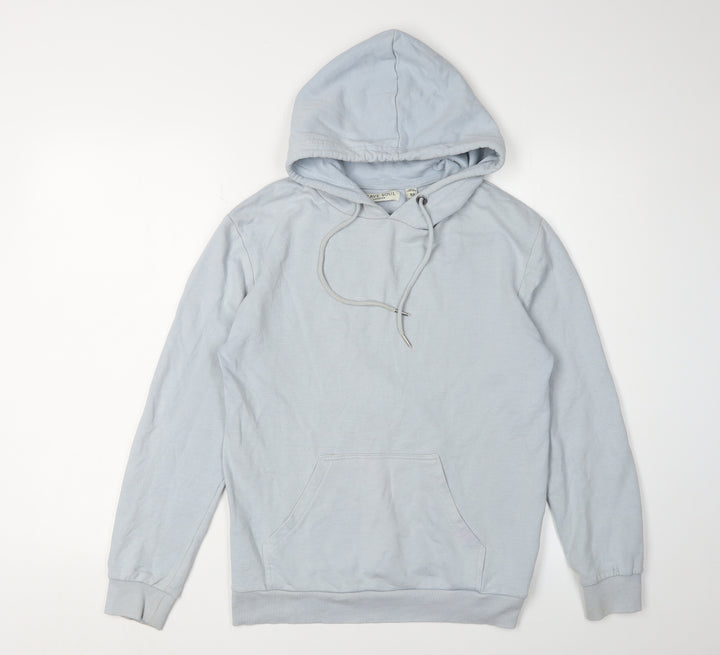 Brave Soul Unisex Blue Hoodie XS Cotton Blend