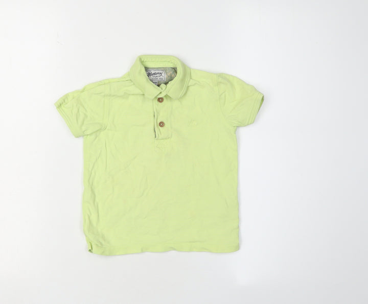 Mantaray Boys Green Polo Shirt, 2-3 Years, Cotton, Casual