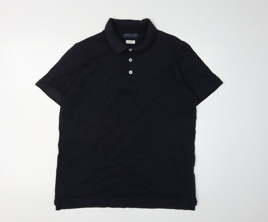 Jack & Jones Men's Black XL Polo Short Sleeve