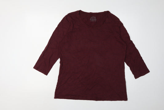 FatFace Women's Red Basic T-Shirt Size 16