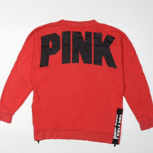 Victoria's Secret Red Pullover Sweatshirt, Women's M