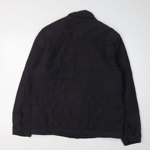 Debenhams Men's Black Military Jacket, M, Lined