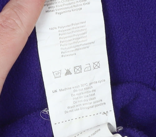 Gelert Girls Purple Fleece Jacket 13 Years Full Zip