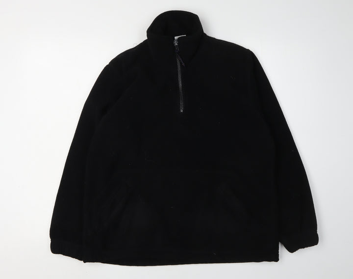 Uneek Black XS Pullover Fleece Sweatshirt Unisex
