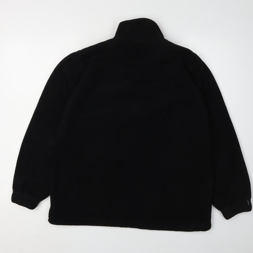 Uneek Black XS Pullover Fleece Sweatshirt Unisex