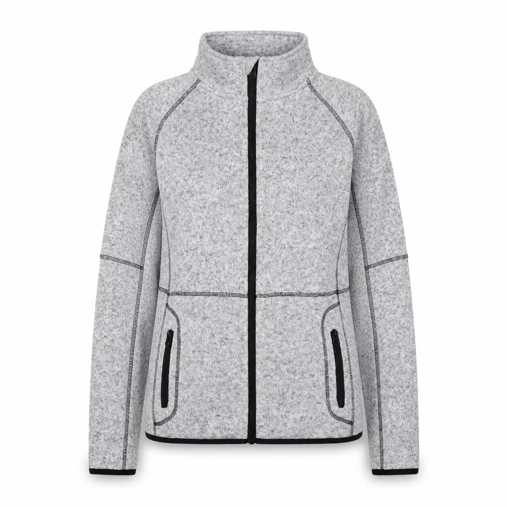 Damart Women’s Grey Fleece Jacket Full Zip 10-12