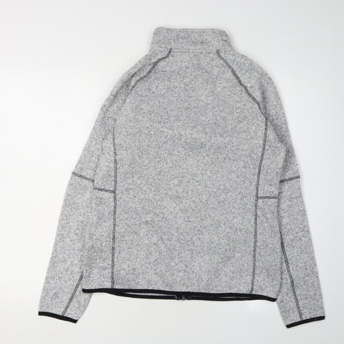 Damart Women’s Grey Fleece Jacket Full Zip 10-12