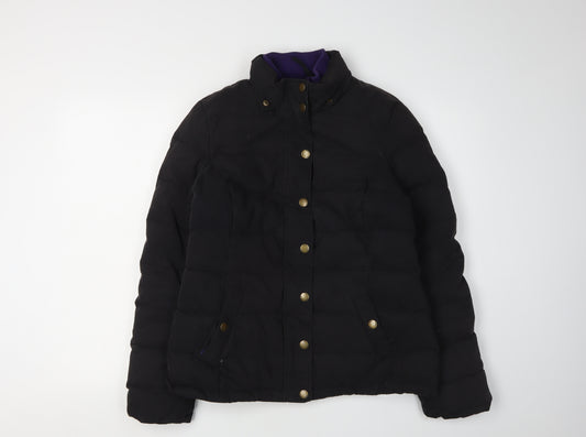 Boden Women's Black Size 12 Puffer Jacket